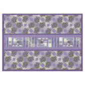 月の壺の中のスミレ テーブルクロス (正面(横))