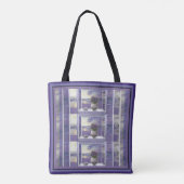 月の壺の中のスミレ トートバッグ (裏面)