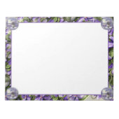 月の壺の中のスミレ ノートパッド (正面)