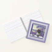 月の壺の中のスミレ ノートブック (内部)