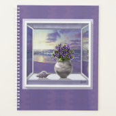 月の壺の中のスミレ プランナー手帳 (正面)