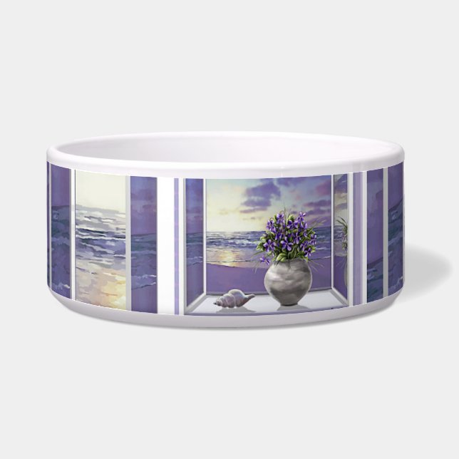 月の壺の中のスミレ ボウル (左)