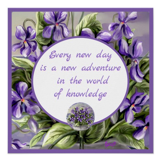 月の壺の中のスミレ ポスター (正面)