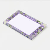 月の壺の中のスミレ ポストイット (アングル)