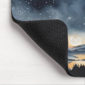 月の多い山 マウスパッド (コーナー)