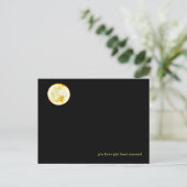 月の夜のハガキ,ムーン,おもしろい漫画 ポストカード (スタンド正面)