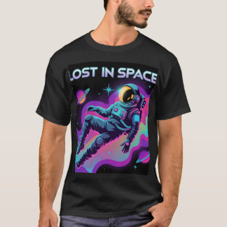 月の夢 – 宇宙飛行士が一人で宇宙 Tシャツ