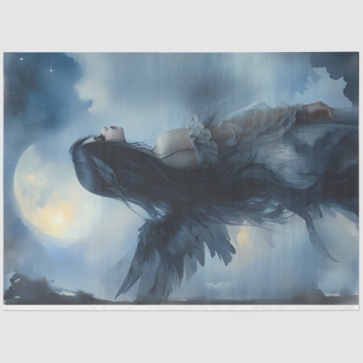 月の天使 薄葉紙 (正面)