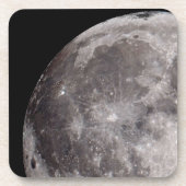 月の天文学のイメージの曲線 コースター (正面)