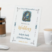 月の天空の歓迎に結婚あなたを愛する 台座サイン (インサイチュ)