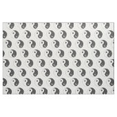 月の太陽の陰陽宇宙の天秤 ファブリック (ファットクウォーター)