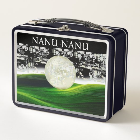 月の太陽 メタルランチボックス (正面)