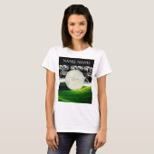 月の太陽 Tシャツ (正面フル)