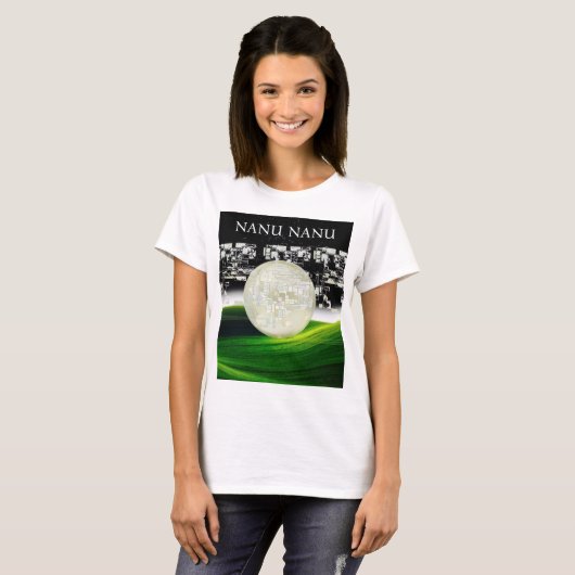 月の太陽 Tシャツ (正面フル)