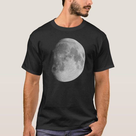 月の女性のTシャツの写真 Tシャツ (正面)