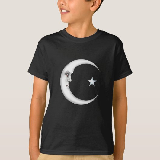 月の女性 Tシャツ (正面)