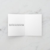 月の女神のメッセージカード カード (内部)