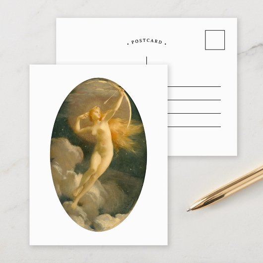 月の女神セレーネ | ジュールマシャード ポストカード