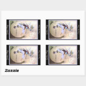 月の女神チャン救ゲ·ザ·デート·ステッカー 長方形シール (シート)