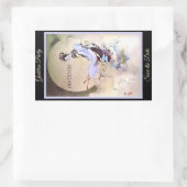 月の女神チャン救ゲ·ザ·デート·ステッカー 長方形シール (バッグ)