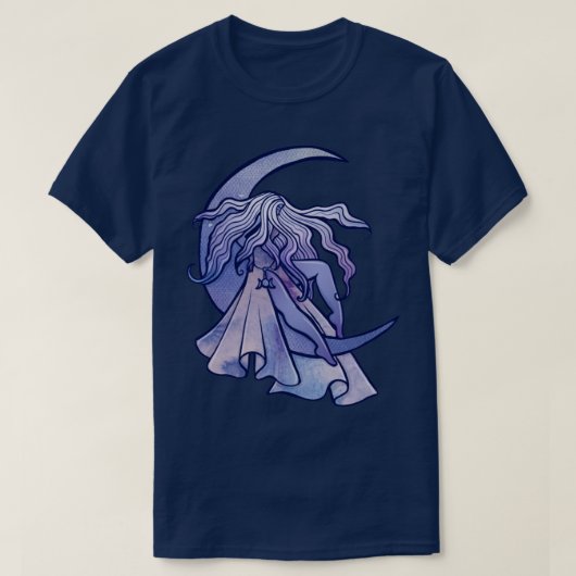 月の女神1 Tシャツ (デザイン正面)