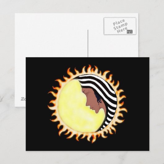 月の女神2 ポストカード (正面/裏面)