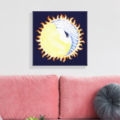 月の女神 キャンバスプリント (インサイチュ (リビング))