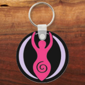 月の女神 キーホルダー (正面)