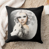 月の女神 クッション (ブランケット)