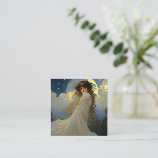 月の女神 スクエア名刺 (スタンド正面)