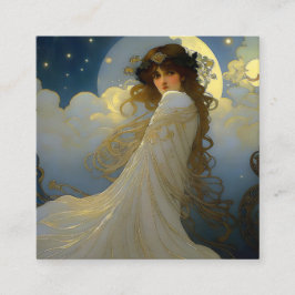 月の女神 スクエア名刺