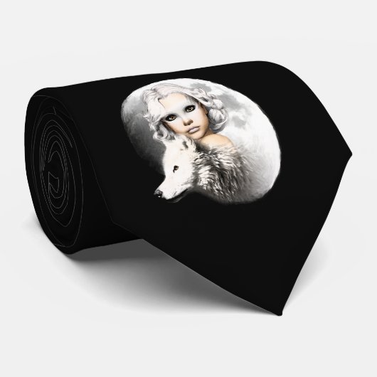 月の女神 ネクタイ (ロール)