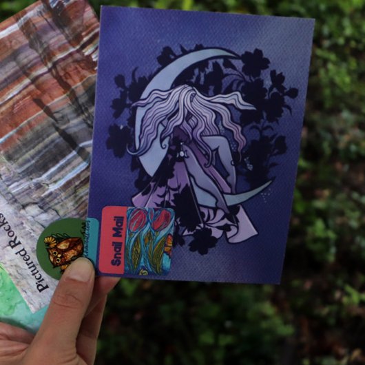 月の女神 ポストカード