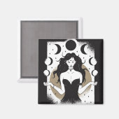 月の女神 マグネット (正面/裏面)