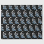 月の女神 ラッピングペーパー (フラット)