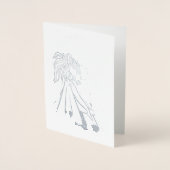 月の女神 箔カード (正面)