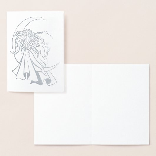 月の女神 箔カード (ディスプレー)