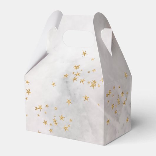 月の好意に対する輝く小さな星の好意の箱 フェイバーボックス (裏面サイド)