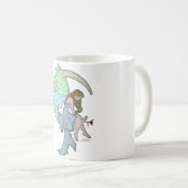 月の妖精のマグ コーヒーマグカップ (正面右)