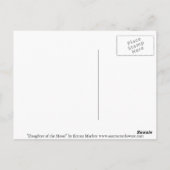 月の娘 ポストカード (裏面)