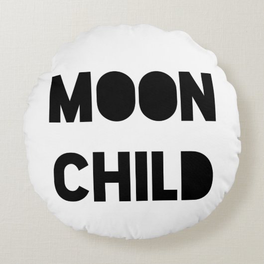 月の子 ラウンドクッション (正面)