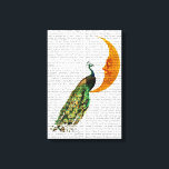 月の孔雀 キャンバスプリント<br><div class="desc">動物と自然</div>