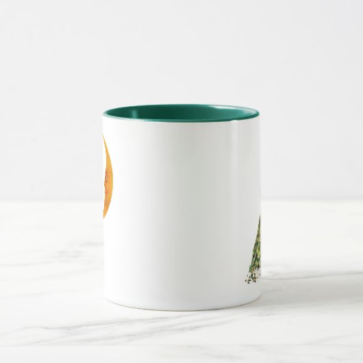 月の孔雀 マグカップ (中央)