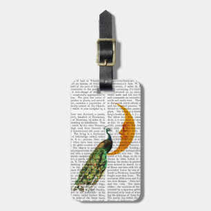 月の孔雀 ラゲッジタグ