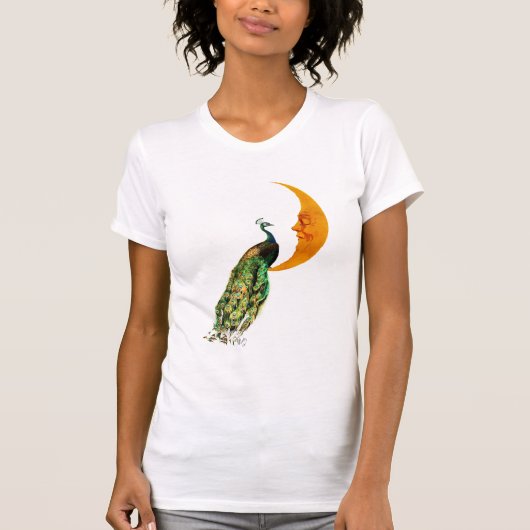 月の孔雀 Tシャツ (正面)