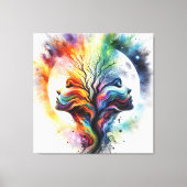 月の季節 キャンバスプリント (正面)