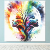 月の季節 キャンバスプリント (インサイチュ (ウッドフロア))