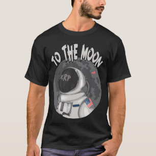 月の宇宙飛行士へのXrpリップル Tシャツ