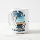 月の宇宙飛行士へのXRP - XRP RIPPLE コーヒーマグカップ (正面左)