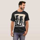 月の宇宙飛行士 Tシャツ (正面フル)